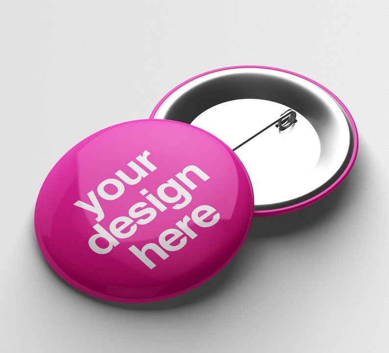 Design Your Own Button Badge Pin imagem 1