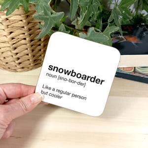 Snowboarder (Gender Neutral) Coaster