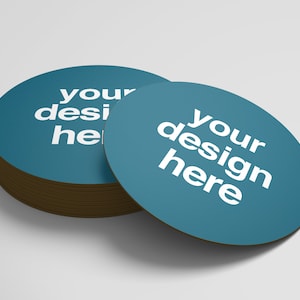 Concevez vos propres sous-verres (ronds)