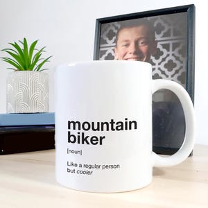 Mountain Biker Ceramic Mug