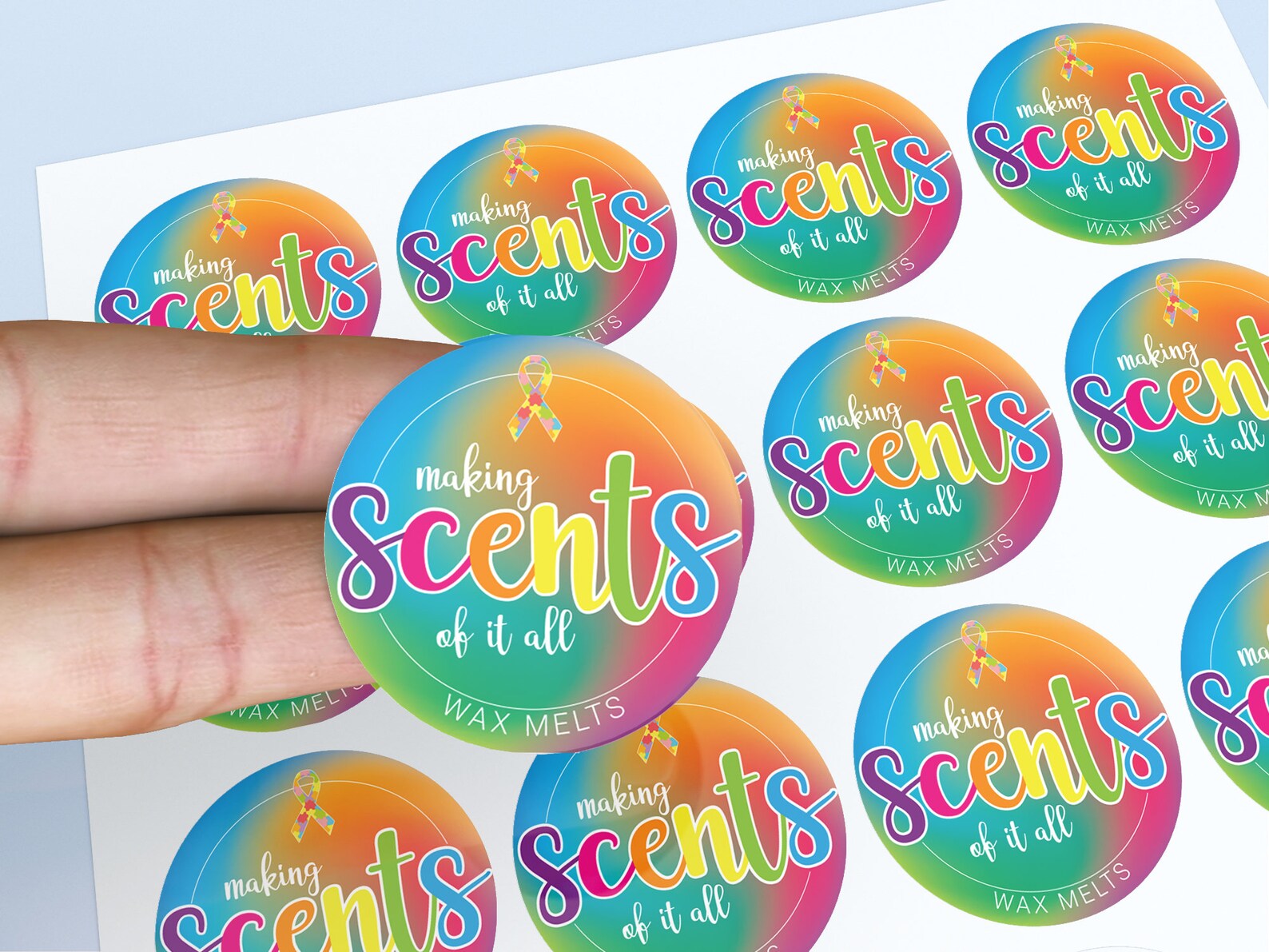 design-your-own-sticker-glossy-round-label-sheets-business-etsy