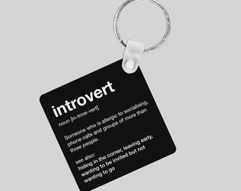 Introvert Keyring