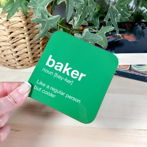 Baker (Gender Neutral) Coaster