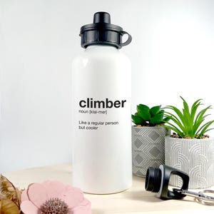 Climber (Gender Neutral) Metal Water Bottle