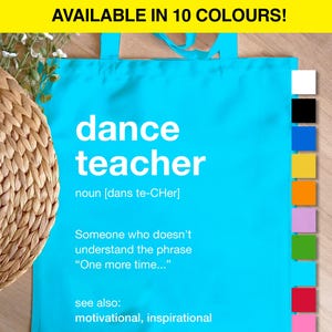 Dance Teacher Description Bag