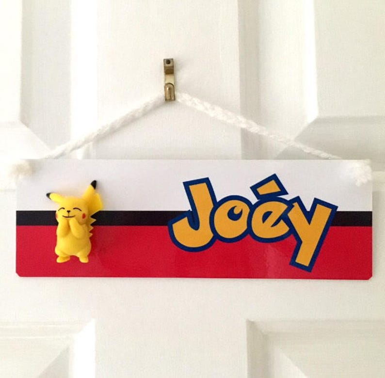 personalised childrens door plaques