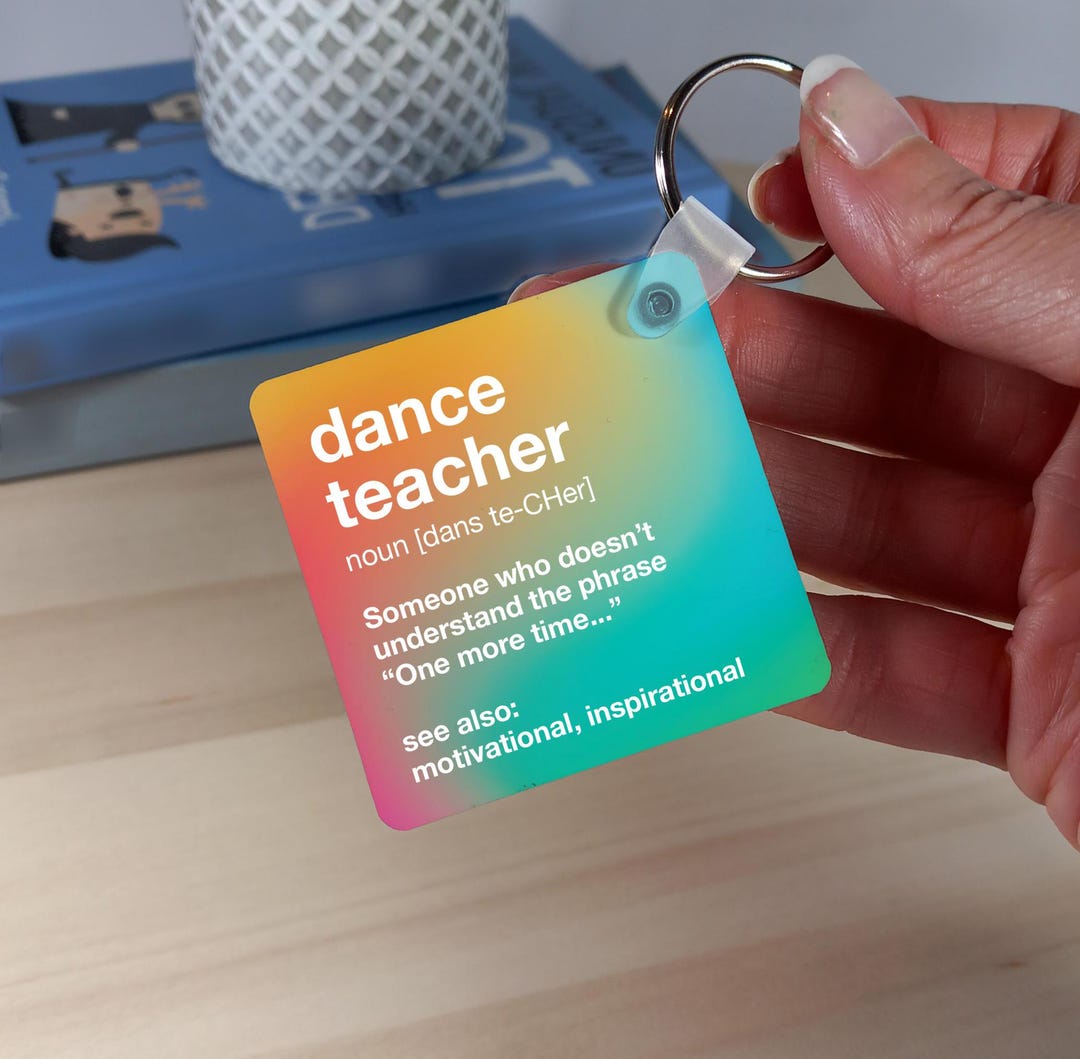 Dance Key Rack Dance Teacher Keyring|keychain - Etsy