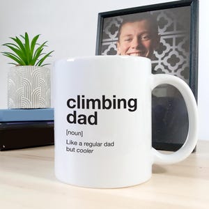 Climbing Dad Mug
