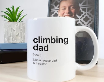 Climbing Dad Mug