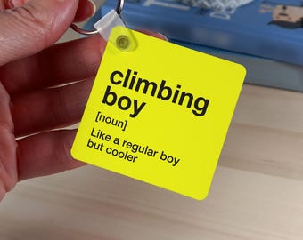 Climbing Boy Keyring|Keychain