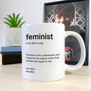 Feminist Description Mug