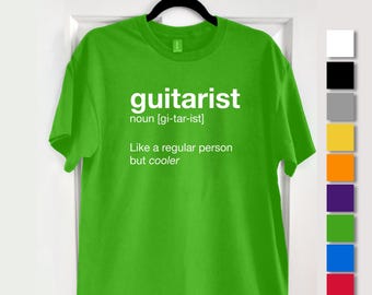 Guitarist T-Shirt – Amusing Unisex Gift for guitar players!