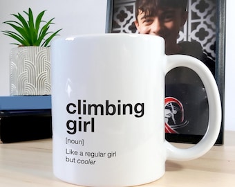 Climbing Girl Mug