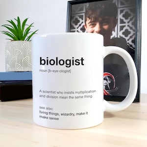 Biologist Description Mug