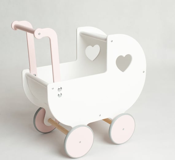 wooden dolls buggy