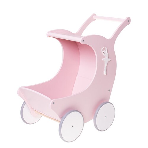 Personalized Gift for Girls Wooden Dolls Buggy Stroller Moon Pram Baby Walker Along with Bedding shops Child's NAME 1st Birth Day Trolley