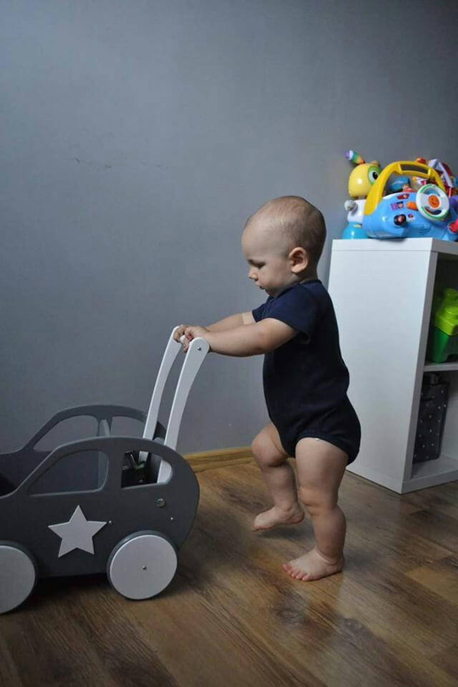 MONTESSORI CAR PUSHER Friendly Handmade Wooden Buggy Stroller Etsy UK