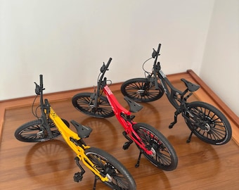 Mini Alloy Diecast Mountain Bicycle | Metal Finger Bike Model | Miniature Racing Toy for Boys