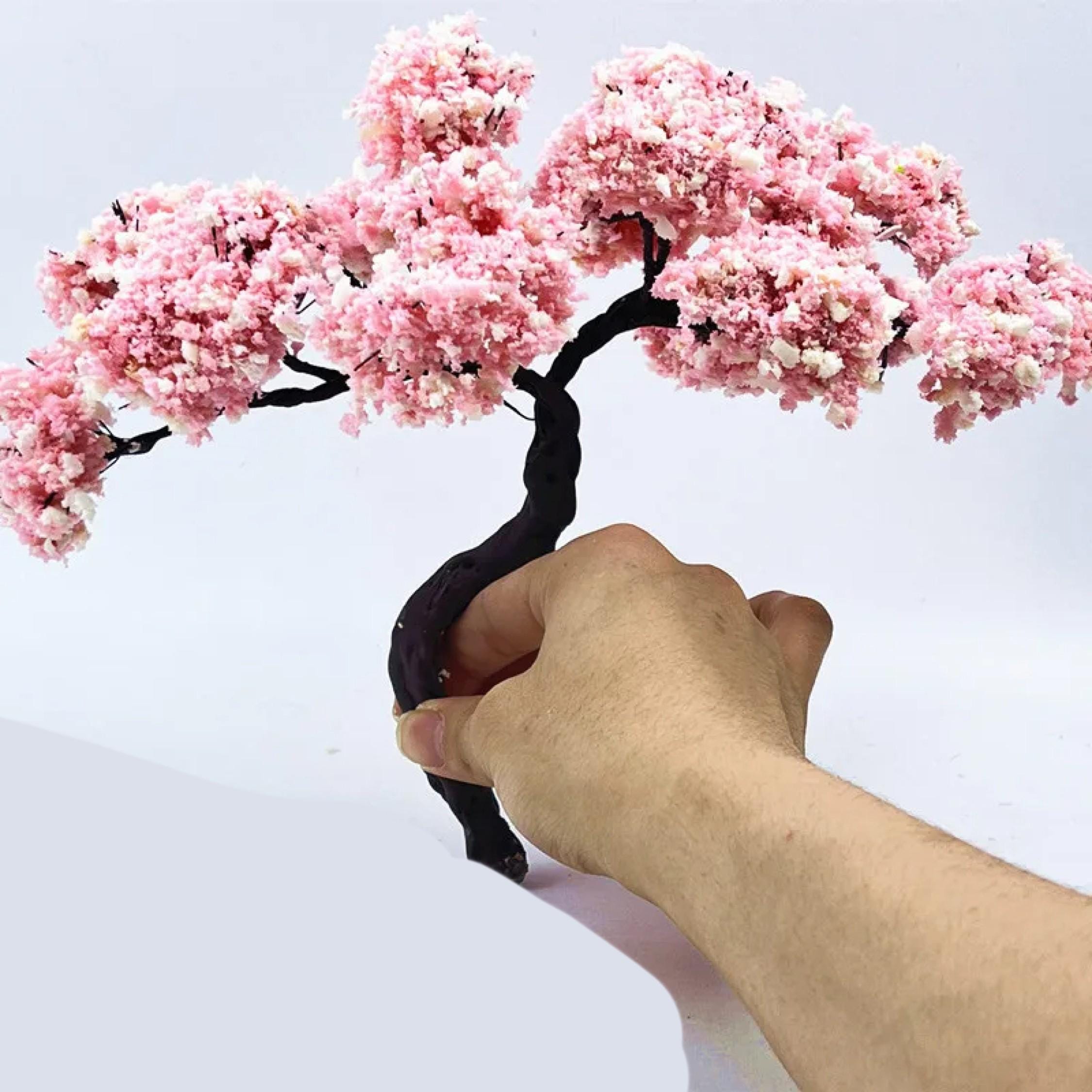 Miniature Pink Wire Tree: Model Train Landscape Decoration - Etsy