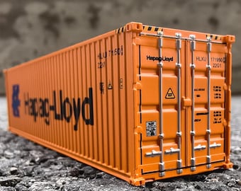 HO Scale 40ft Railway Shipping Container: DIY Model Making Diorama