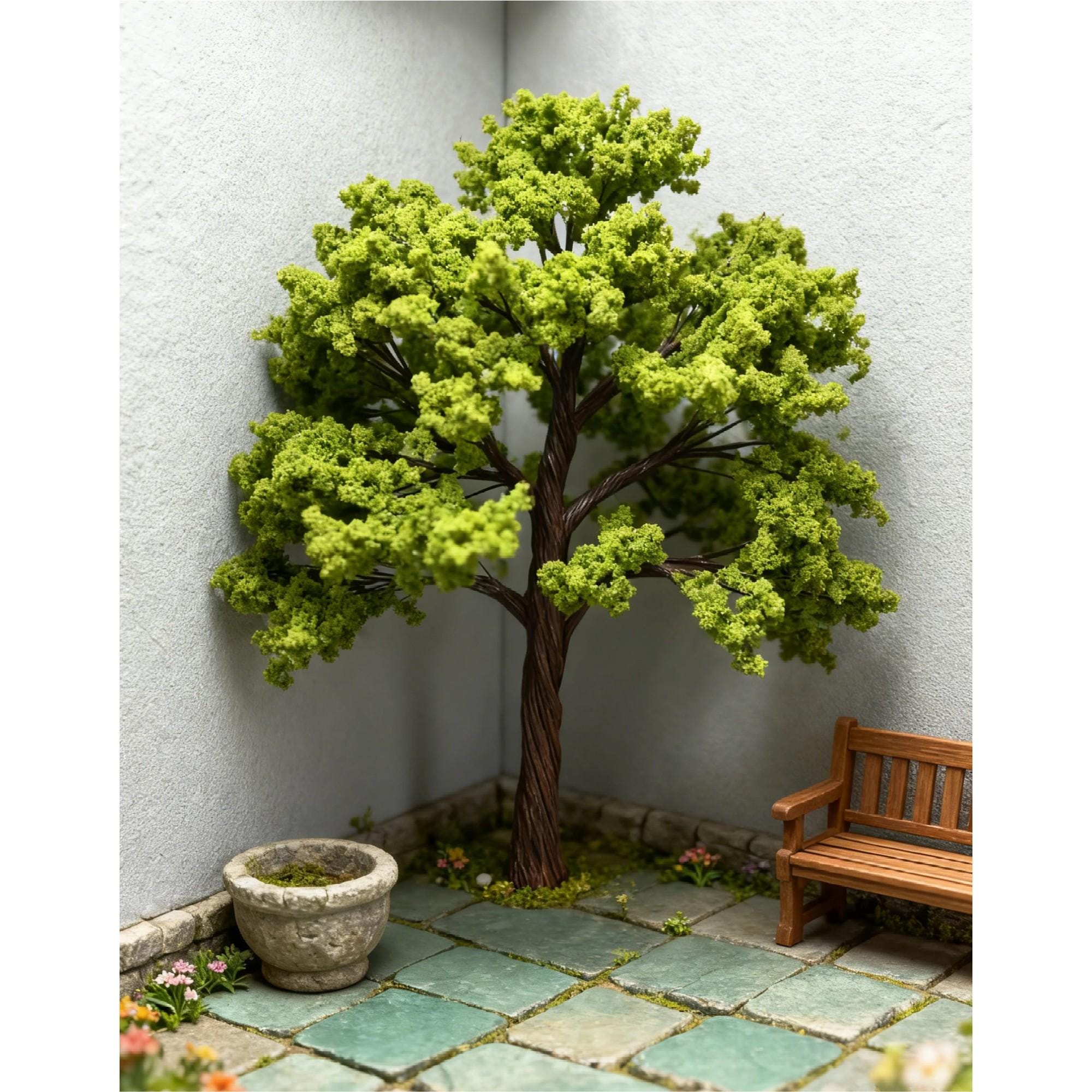 10-20cm Custom Wire Trees Model Landscape Microscene Miniature Train ...