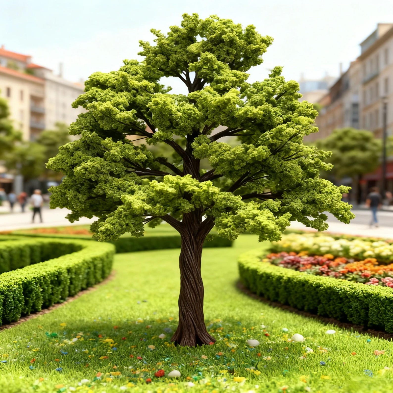 10-20cm Custom Wire Trees Model Landscape Microscene Miniature Train ...