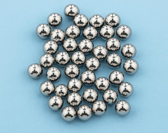 304 Stainless Steel Mixing Balls 5mm Diameter Rustproof Paint Agitators 1:1 Scale