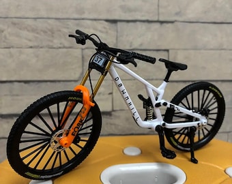 Mini bicicletta in lega 1:8, modello pressofuso 37A, giocattolo da collezione, simulazione, regalo