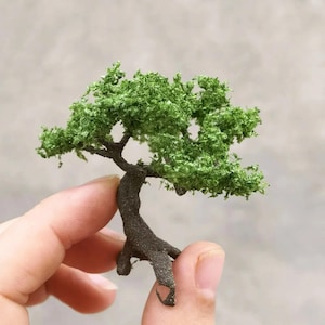 Miniature Pine Tree Model 4cm 7cm 10cm 15cm N Scale Wire Tree for Train Railway Layout Diorama Military Terrain Scenery Sand Table