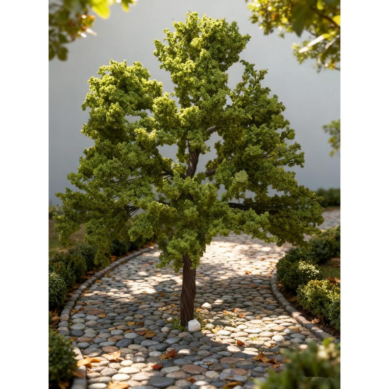 10-20cm Custom Wire Trees Model Landscape Microscene Miniature Train ...
