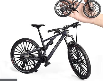 Die-Cast Metal Bike Figurine – Vintage Mini Cycling Decor