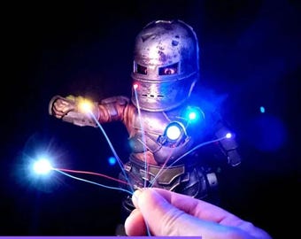 3V Wired LED Lichter 10 Stück - Miniatur Beleuchtung für Modelle und Dioramen