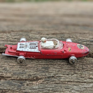 Dinky Toys Ferrari Racing Toy car 242 mid century vintage made by Meccano in England for restoration Dinky toy collectable