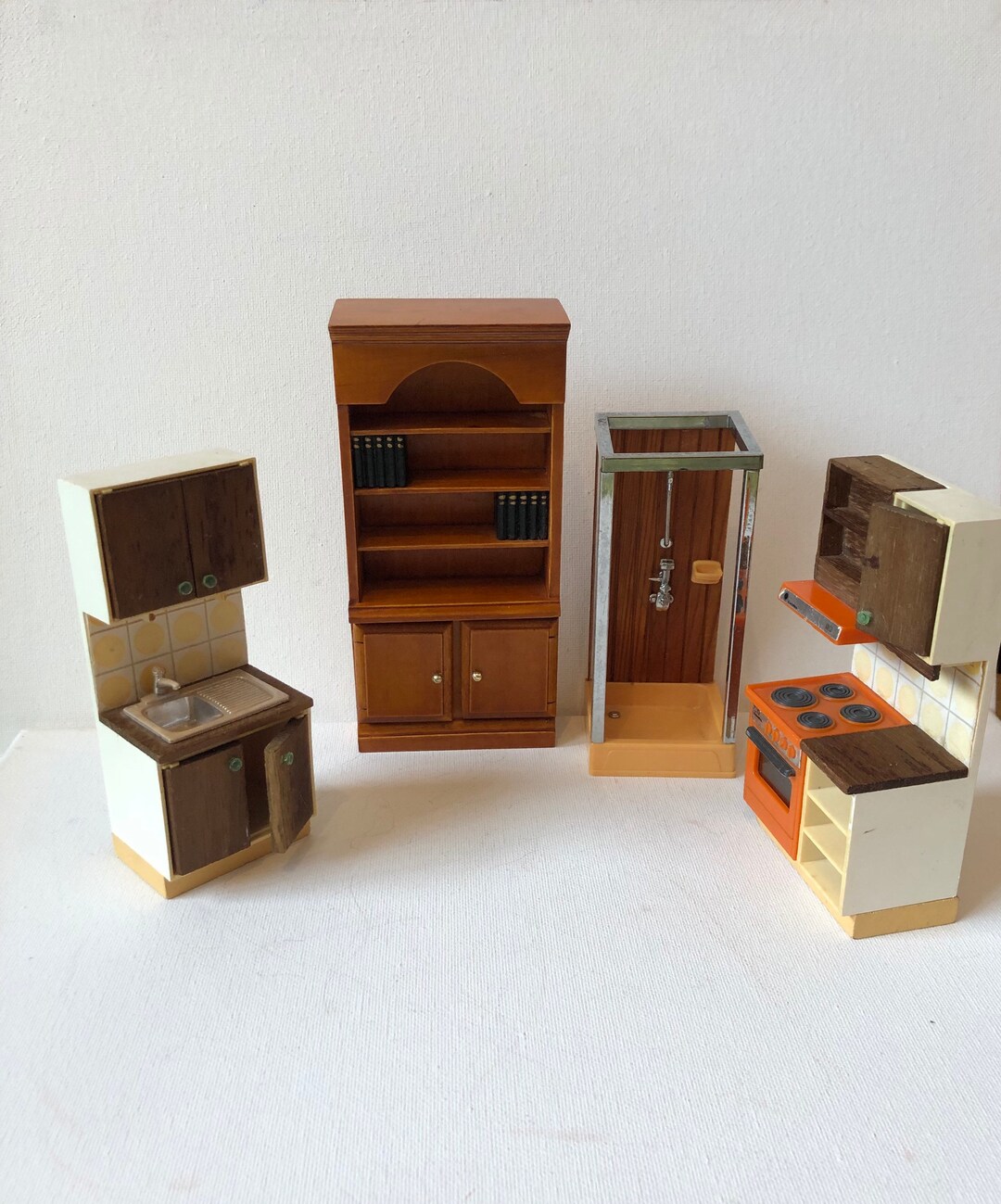 Vintage Bundle Lundby Dollhouse Furniture 4 Pieces Job Lot Retro