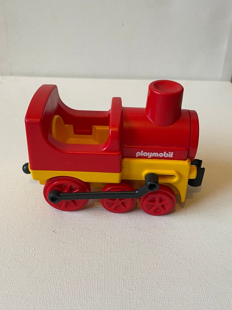 1990 Geobra Playmobil Train Vintage Wagon Toy Plastic Toy Etsy