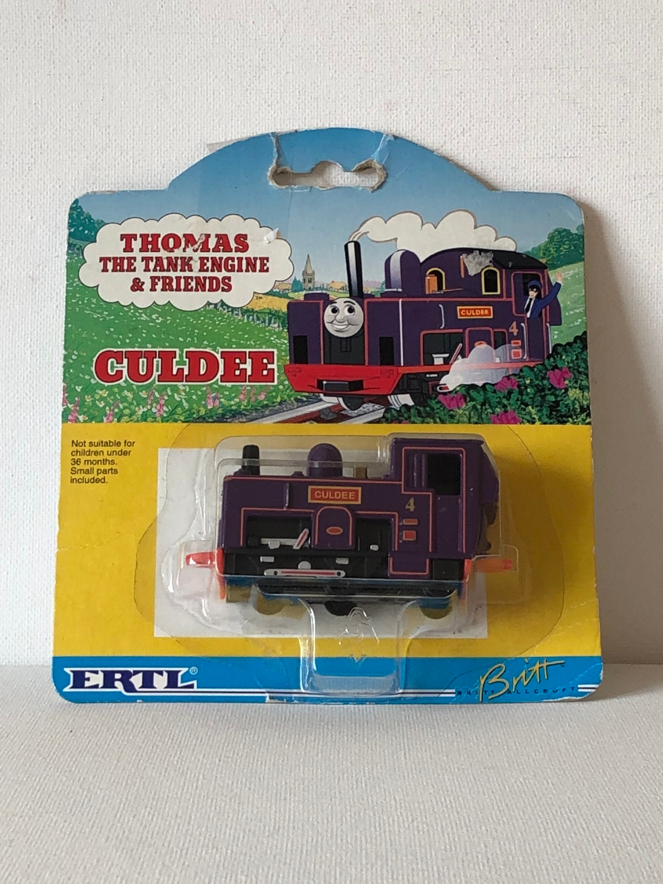 Vintage Culdee Thomas the Tank engine and friends die cast steam train brand new deadstock sealed in package toy collectors home display
