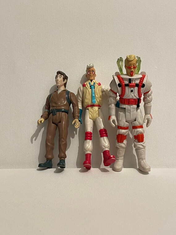 Vintage Ghostbusters Action Figures Bundle of 3 1980s Egon