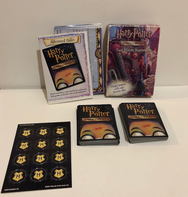 2001 Harry Potter Trading Card Game in scatola originale due Etsy