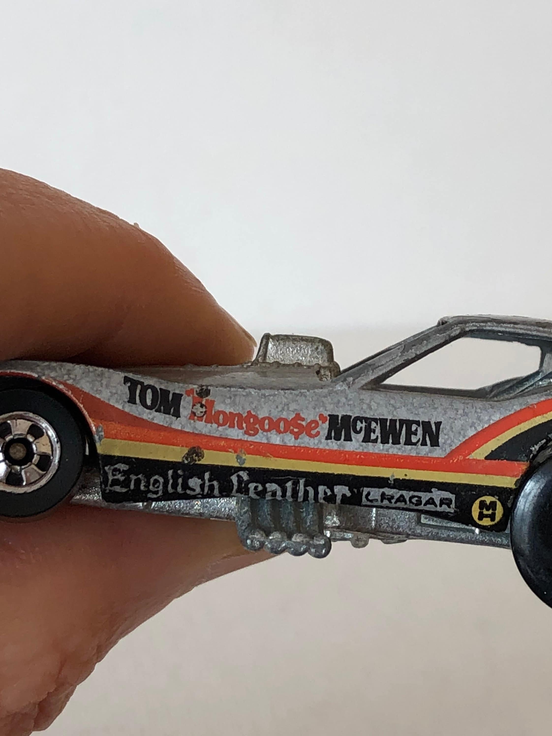 SALE 1977 Hotwheels Mongoose Car Tom the Mongoose Drag SALE 1977 Hotwheels Mongoose Car Tom the Mongoose Drag