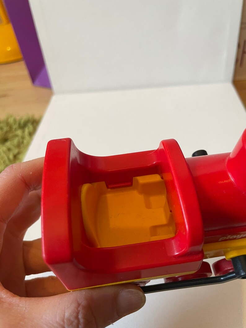 1990 Geobra Playmobil Train Vintage Wagon Toy Plastic Toy Etsy