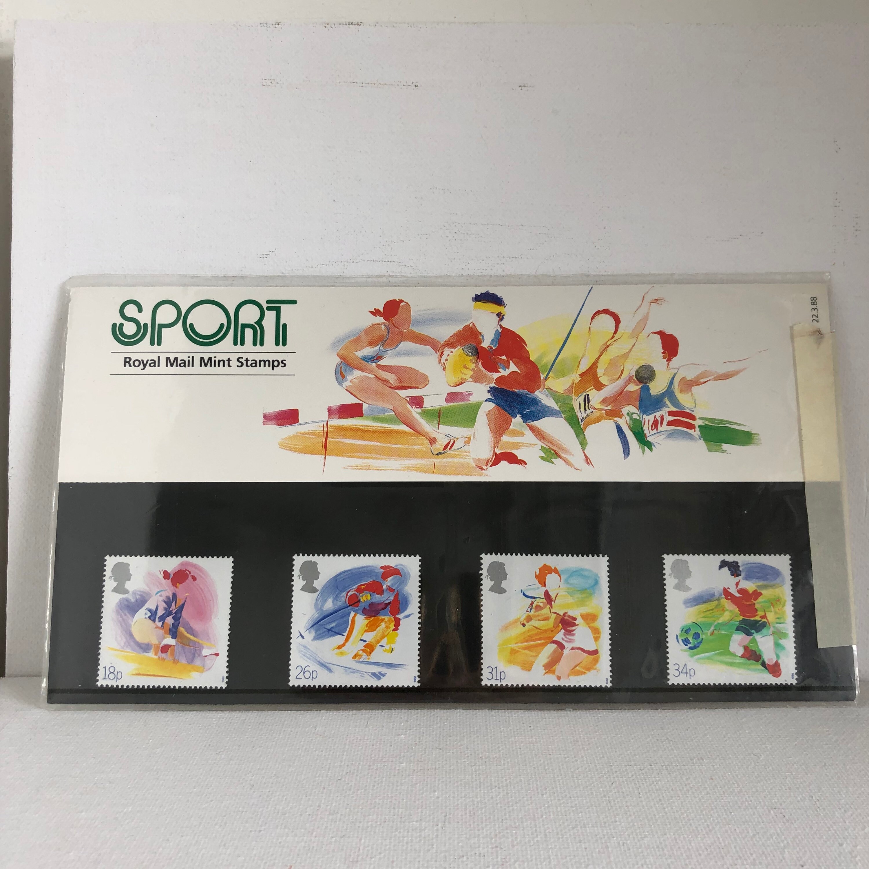 1988 Sport English Stamps Set of 4 Original Packaging Etsy UK