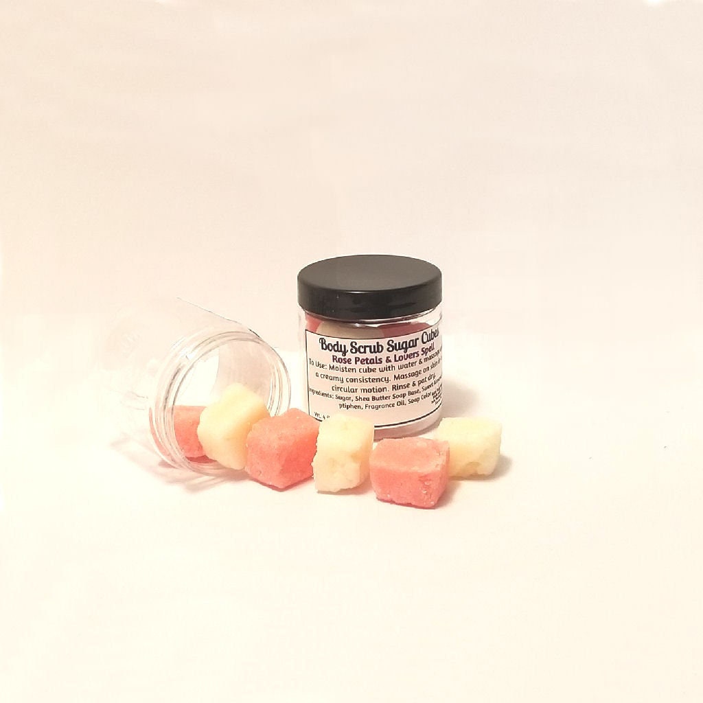 Sugar Scrub Cubes A Cleanser Moisturizer Exfoliant Etsy