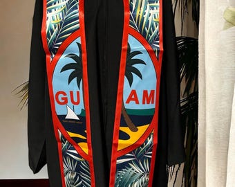 Palm Guam Seal Graduation Sash