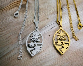 Guam Seal Bamboo Necklace