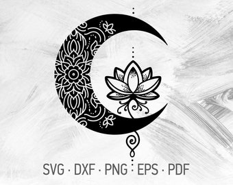 Download Unalome Lotus Svg Etsy