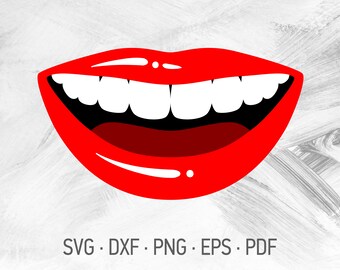 Download Mouth With Teeth Svg Etsy