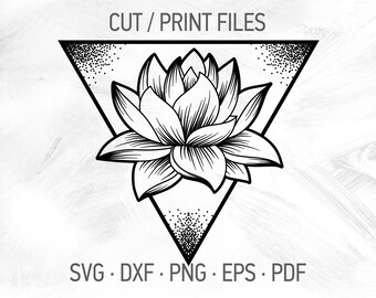 Water Lily Tattoo Etsy