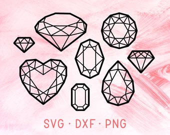 Download Crystal Decal Jewel Crystal SVG Diamond SVG Gem SVG File ...