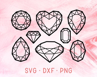 Download Crystal Decal Jewel Crystal SVG Diamond SVG Gem SVG File ...