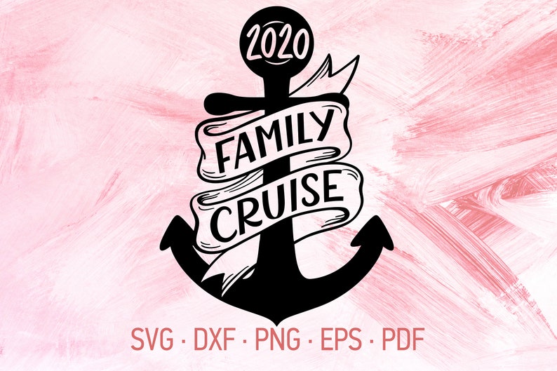 Download Family Cruise SVG DXF PNG Silhouette & Cricut Cut Files | Etsy